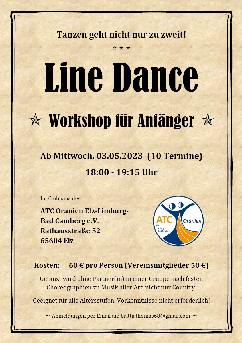 Line Dance Workshop 2023